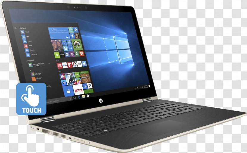Laptop Hewlett-Packard HP Pavilion X360 14-ba000 Series 2-in-1 PC Intel Core - Personal Computer Transparent PNG