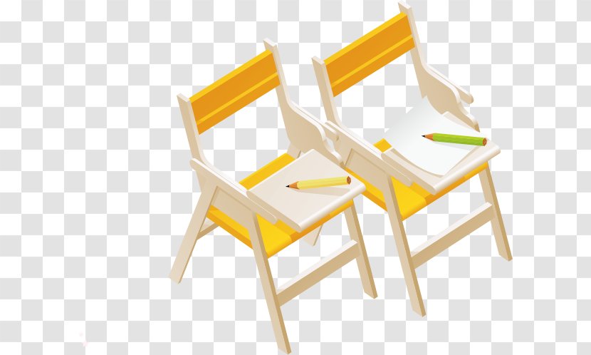 Table Chair - Wood - Vector Small Transparent PNG