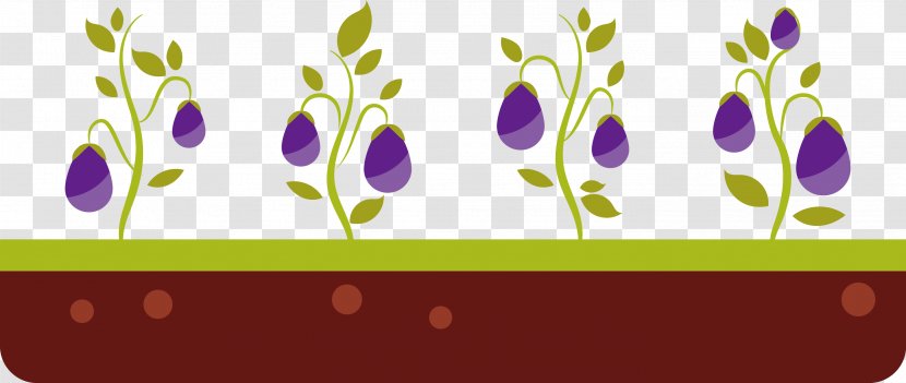 Hay Day Farm - Arable Land - The Eggplant In Field Transparent PNG