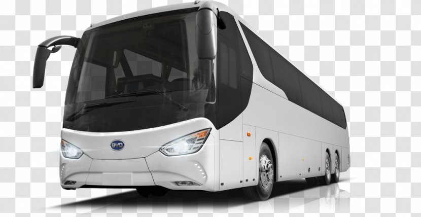 Bus Electric Vehicle Car BYD Auto Coach - Battery - Double-deck Transparent PNG