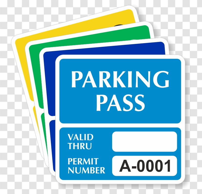 Parallel Parking Sticker Paper Car Park - Expiration Date Transparent PNG