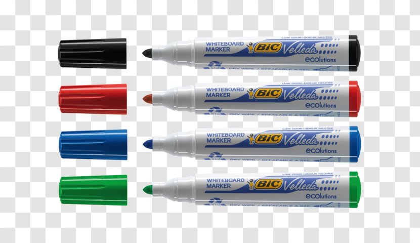 Marker Pen Dry-Erase Boards Pens Permanent Feutre Effaçable - Office - Black Transparent PNG