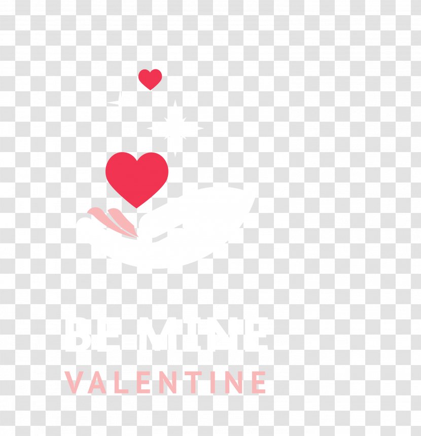 Heart Red Pattern - Love Valentine's Day Logo Transparent PNG