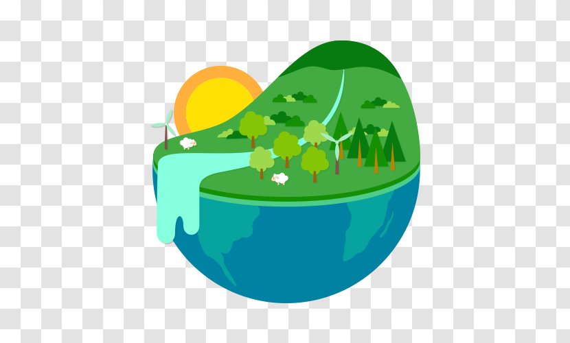 Half-Earth Natural Environment Ecology Biology - Earth Transparent PNG
