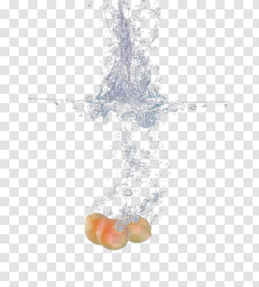 Zolf J. Kimblee Pattern - Peach - Fruit In Water Transparent PNG