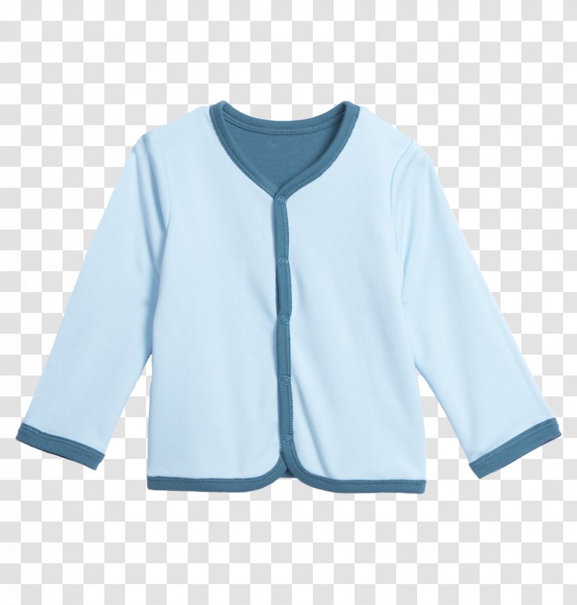 Cardigan Sleeve Jacket Neck Product - Blue - Sky 6 Transparent PNG