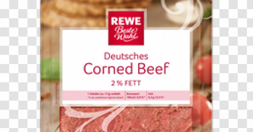REWE Group Corned Beef Salt-cured Meat Online Grocer Transparent PNG