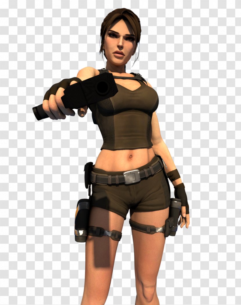 Finger Costume Shoulder - Abdomen - Lara Croft Go Transparent PNG