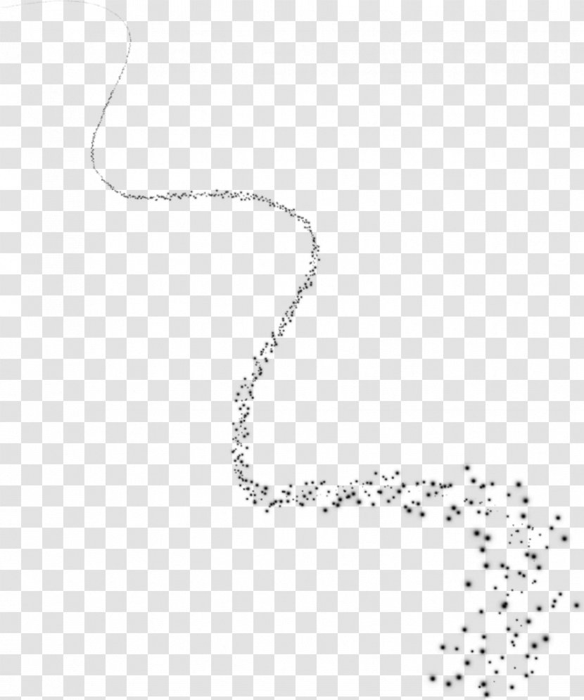 Necklace Body Jewellery Chain - Monochrome Transparent PNG