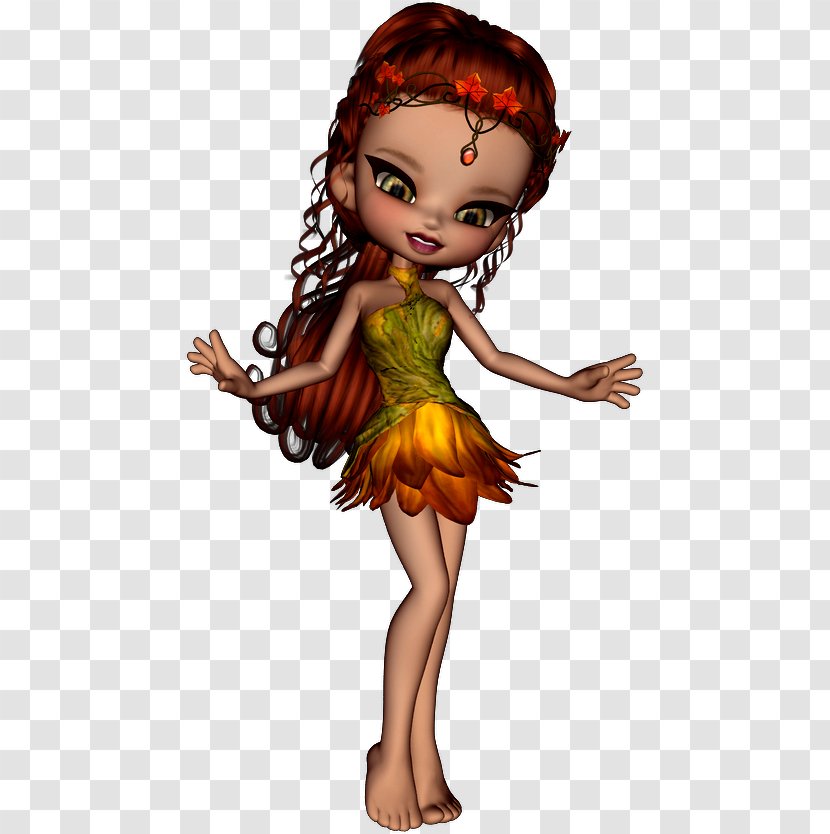 Art Clip - Doll - Red Hair Transparent PNG