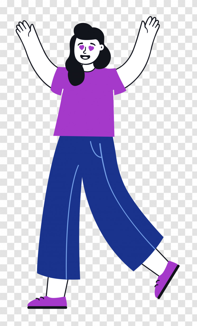 Standing Girl Woman Transparent PNG