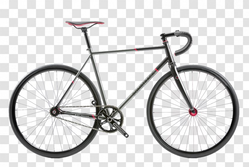 Fixed-gear Bicycle Single-speed Frames Track - Tire Transparent PNG