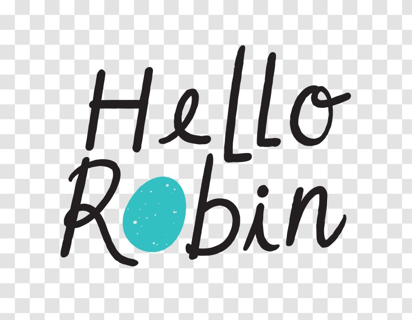 Hello Robin Ice Cream Restaurant Logo - Chocolate Transparent PNG