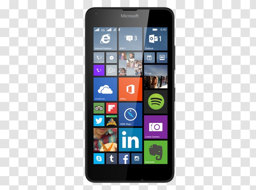 Microsoft Lumia 640 532 435 Windows Phone - Lte Transparent PNG
