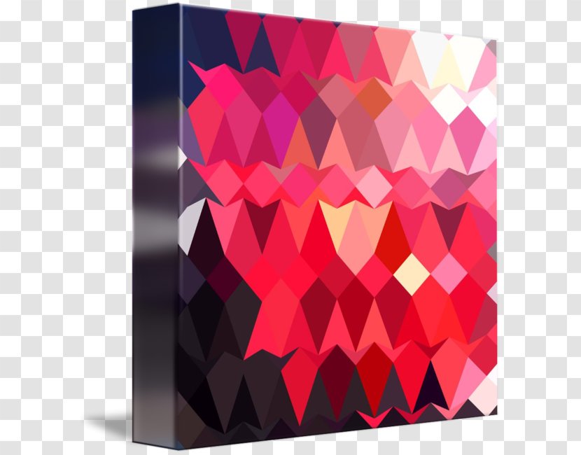 Rectangle Square Magenta Pattern - Polygon Border Transparent PNG