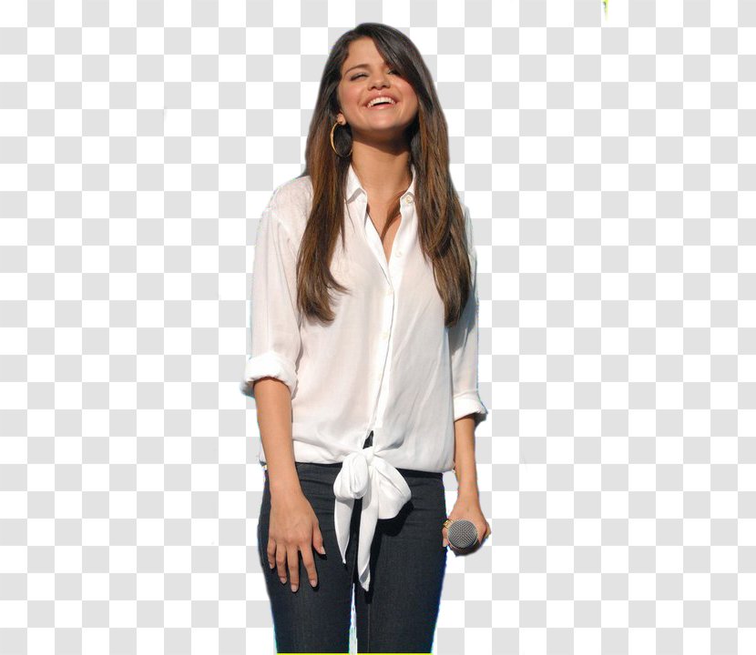 T-shirt Blouse Clothing Sleeve - Flower - Selena Gomez Transparent PNG