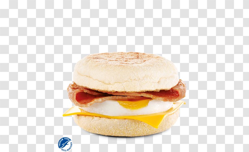 Bacon, Egg And Cheese Sandwich English Muffin Cheeseburger Breakfast - Bacon Transparent PNG
