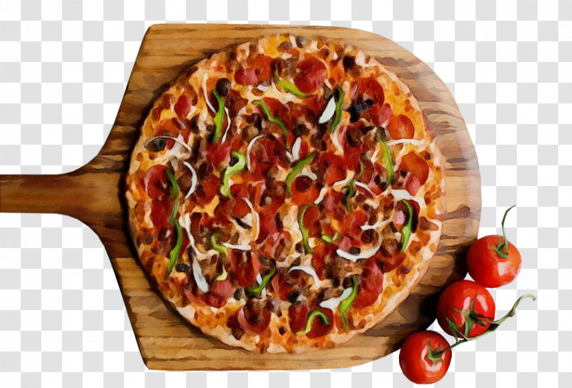 California-style Pizza Sicilian Pizza Flammekueche Junk Food American Cuisine Transparent PNG