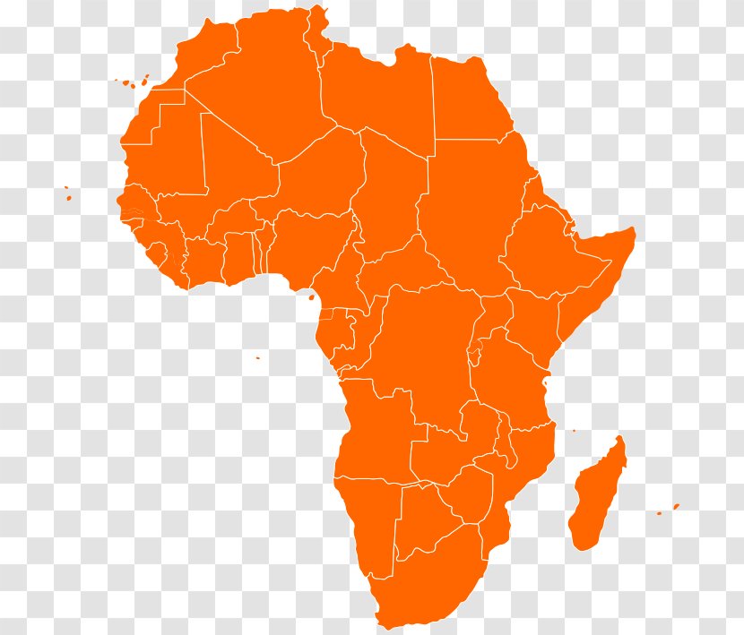 Africa Map Clip Art - Area - Continent Transparent PNG