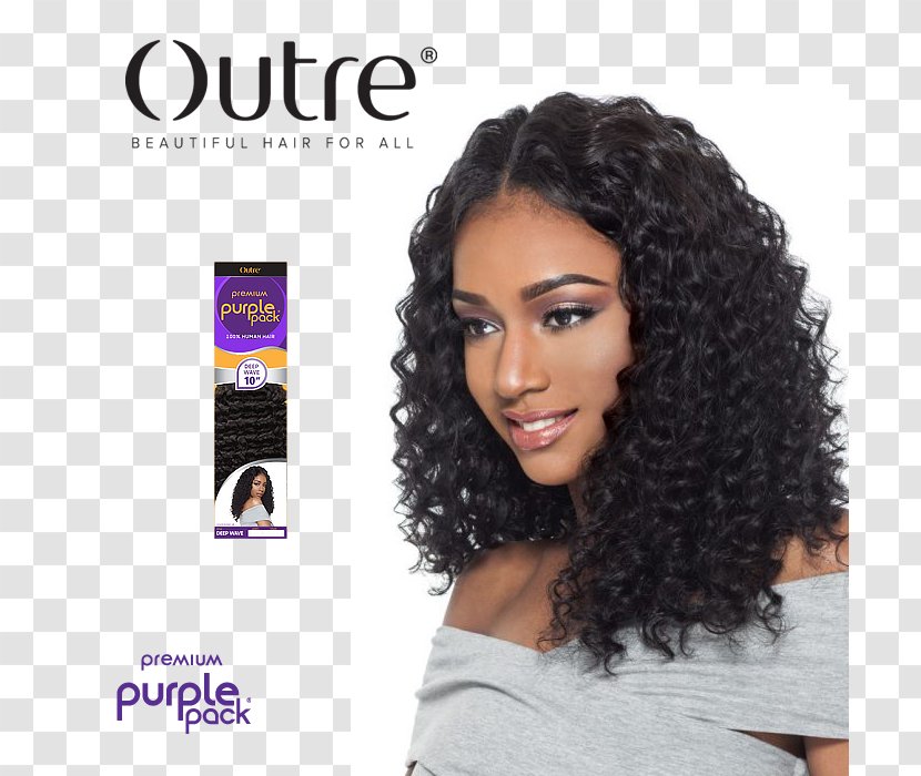 Artificial Hair Integrations Lace Wig Braid Hairstyle - Purple Wave Transparent PNG