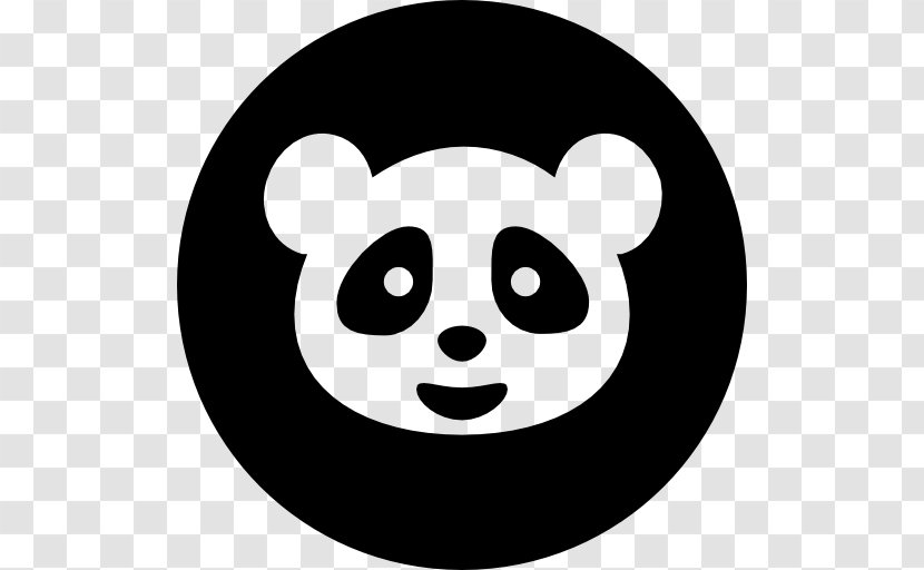 Giant Panda Bear Symbol - Youtube - Vector Transparent PNG