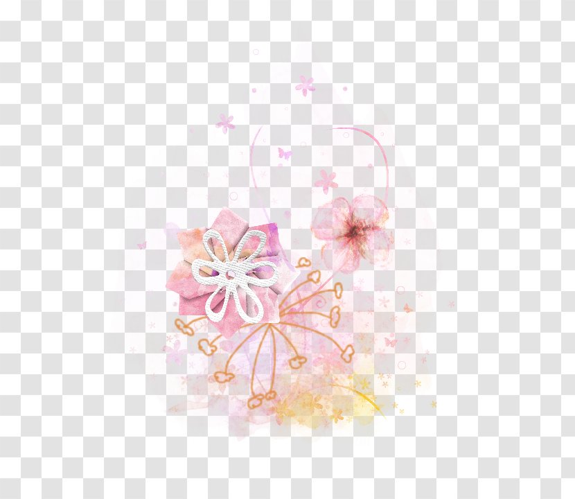 Flower Floral Design Petal Cherry Blossom - Computer - Aquarel Transparent PNG