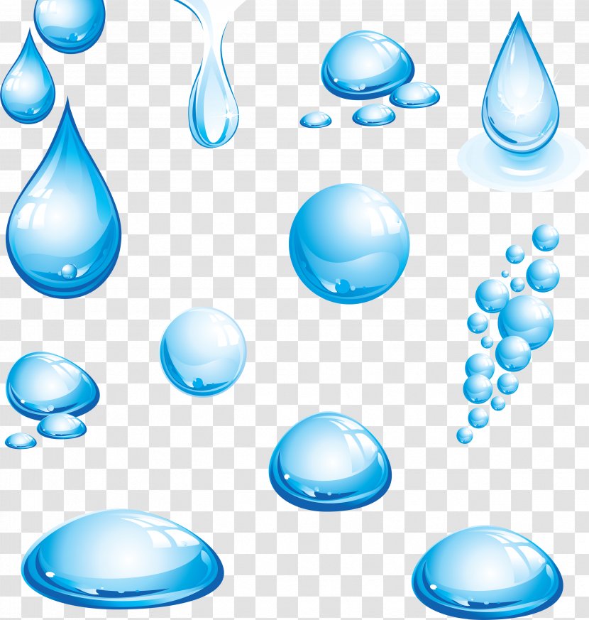 Drop Water Clip Art - Product Design - Drops Image Transparent PNG
