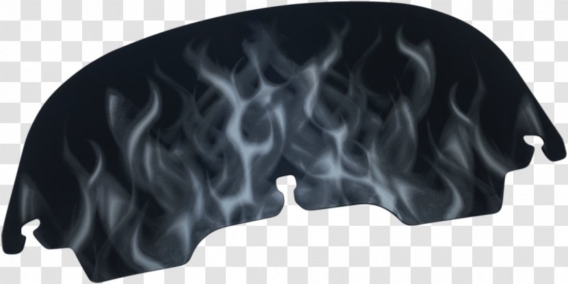Windshield Kuryakyn Black M - Classic Flame Transparent PNG