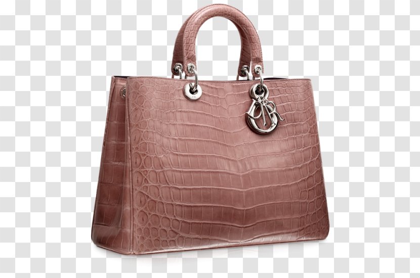 Tote Bag Chanel Leather Christian Dior SE Diorissimo - Peach Transparent PNG