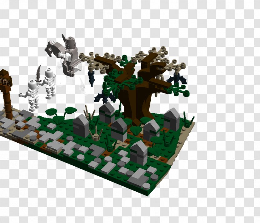 The Lego Group Ideas Minifigure Tree - Grave Yard Transparent PNG