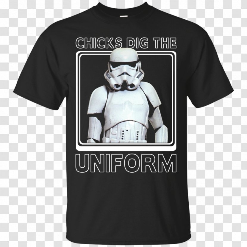 T-shirt Hoodie Clothing Top - White - Stormtrooper Transparent PNG