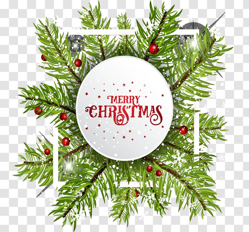 Christmas Ornament Tree Decoration - Branch - Luminous Decorative Frame Transparent PNG