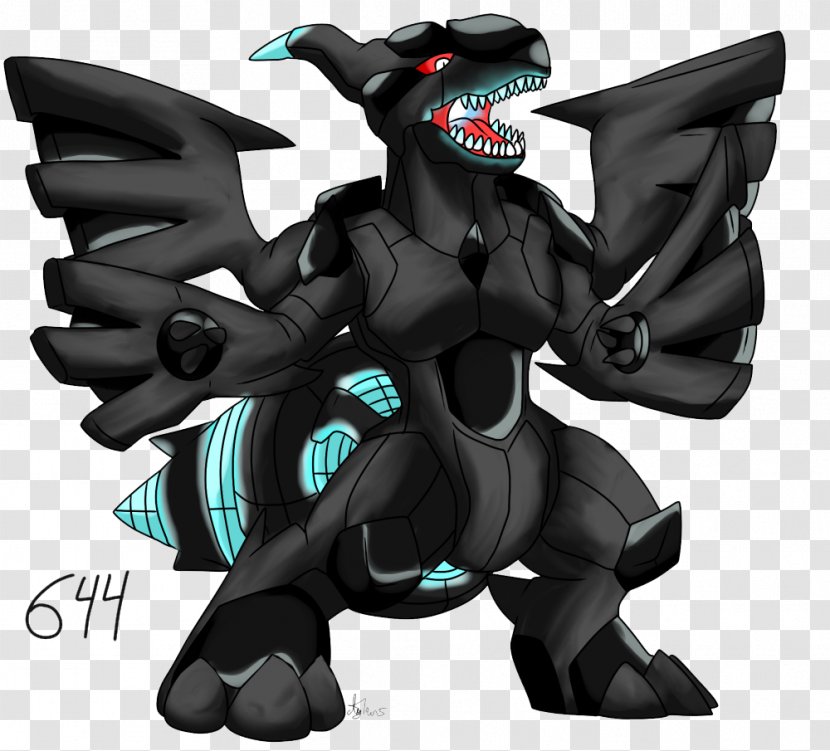 Pokémon X And Y Zekrom GO Drawing - Figurine - Pokemon Go Transparent PNG