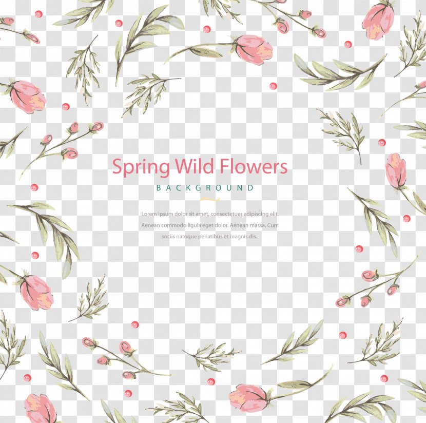 Floral Design Flower Watercolor Painting - Pattern - Vector Plant Transparent PNG