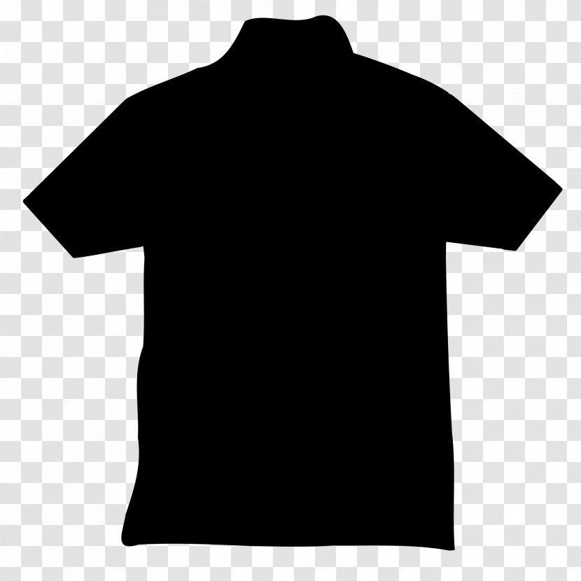 T-shirt Black & White - Active Shirt - M Logo Shoulder Transparent PNG