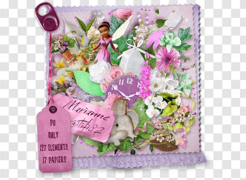 Pink M Picture Frames Flower RTV Transparent PNG