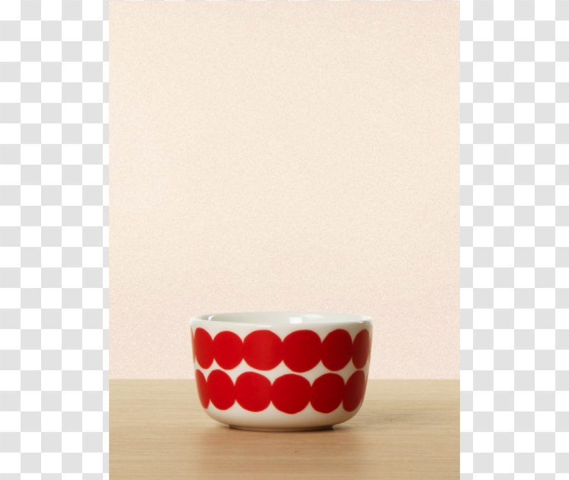 Ceramic Bowl Marimekko Plate Red Transparent PNG