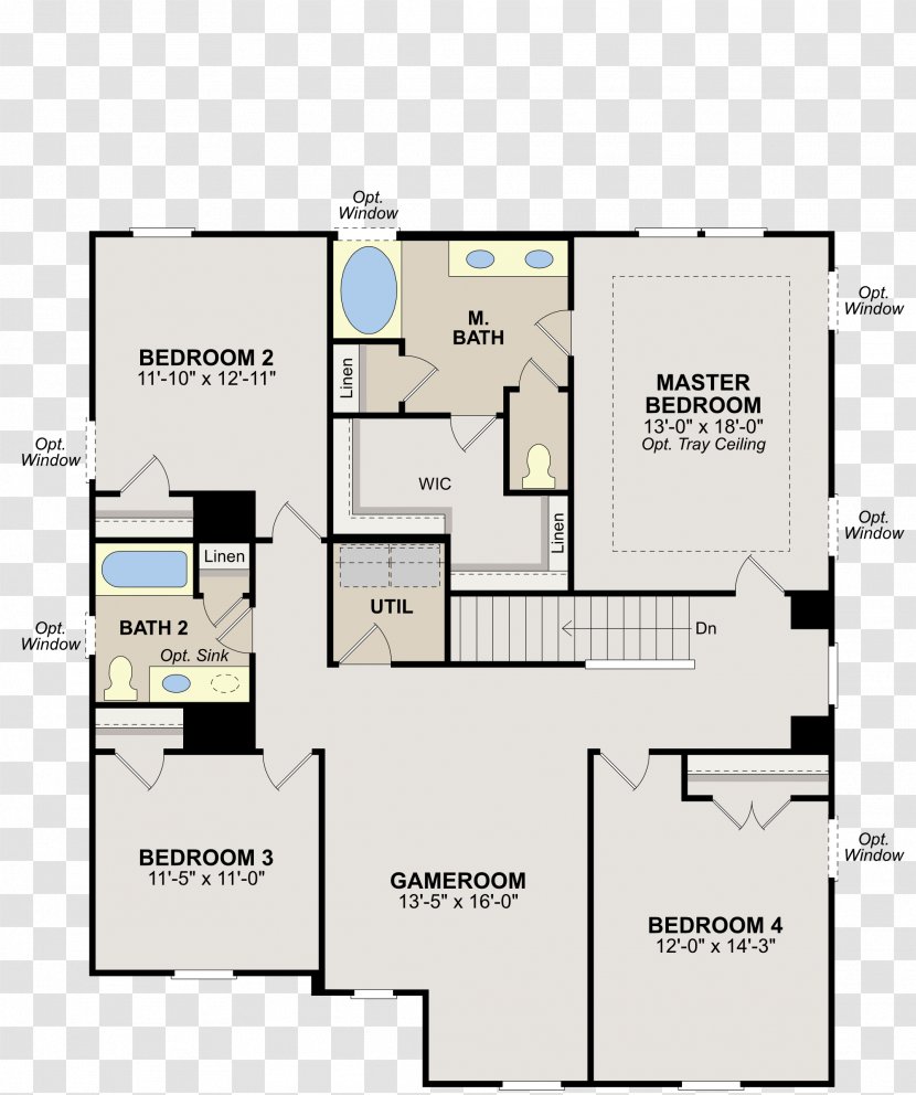 Floor Plan Bedroom Bathroom - Room - Bed Transparent PNG