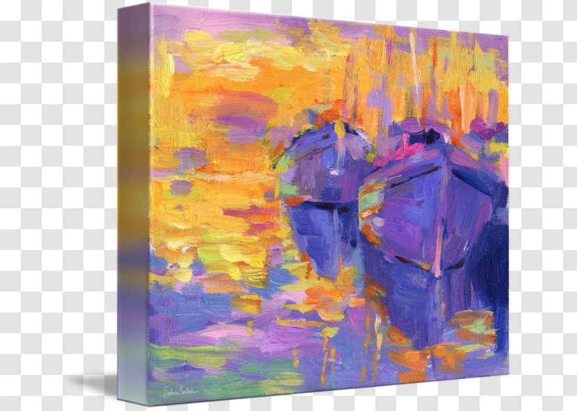 Modern Art Painting Impressionism Gallery Wrap - Flower Transparent PNG