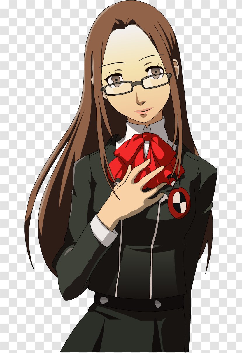 Shin Megami Tensei: Persona 4 3 Character Art Chie Satonaka - Silhouette - Heart Transparent PNG