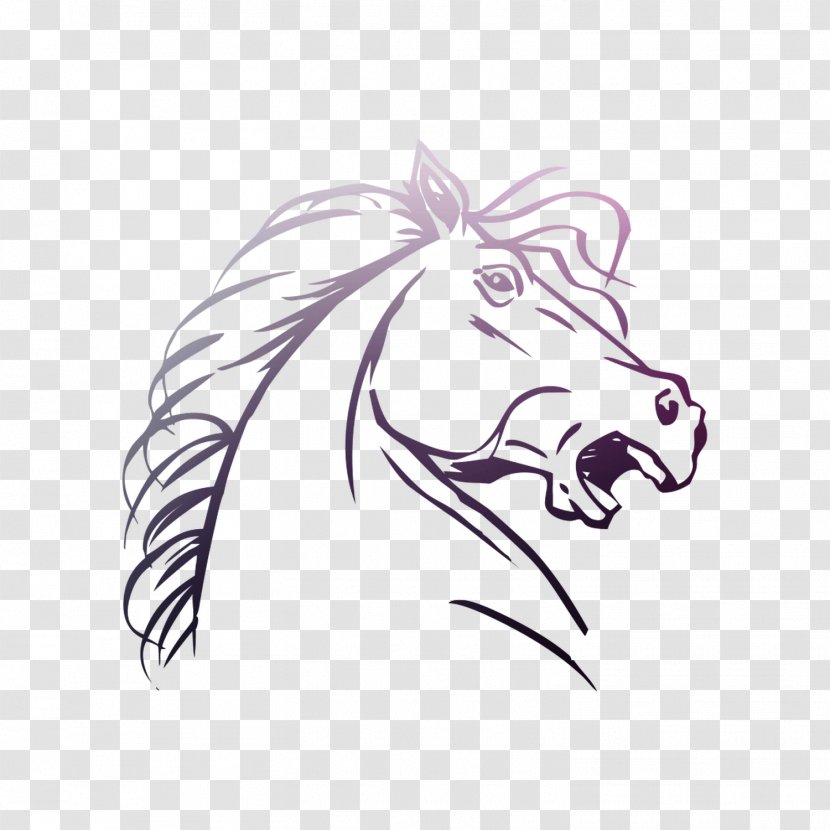 Mustang Arabian Horse Decal Mare Stallion - Hair Transparent PNG
