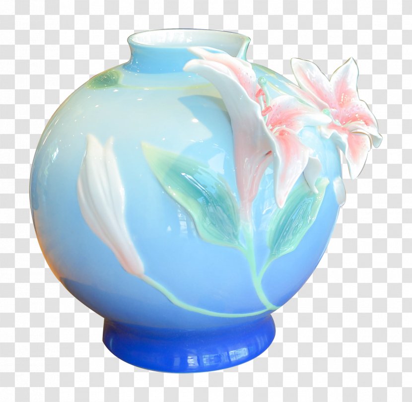 Vase Ceramic Jar Plateel - Earthenware Jars Transparent PNG