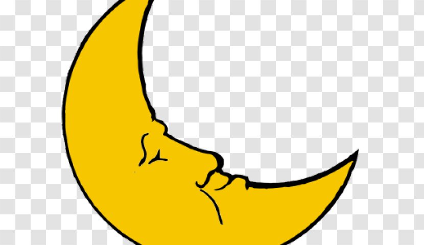 Clip Art Openclipart Free Content Moon Image - Cartoon - Sleeping Ary Transparent PNG