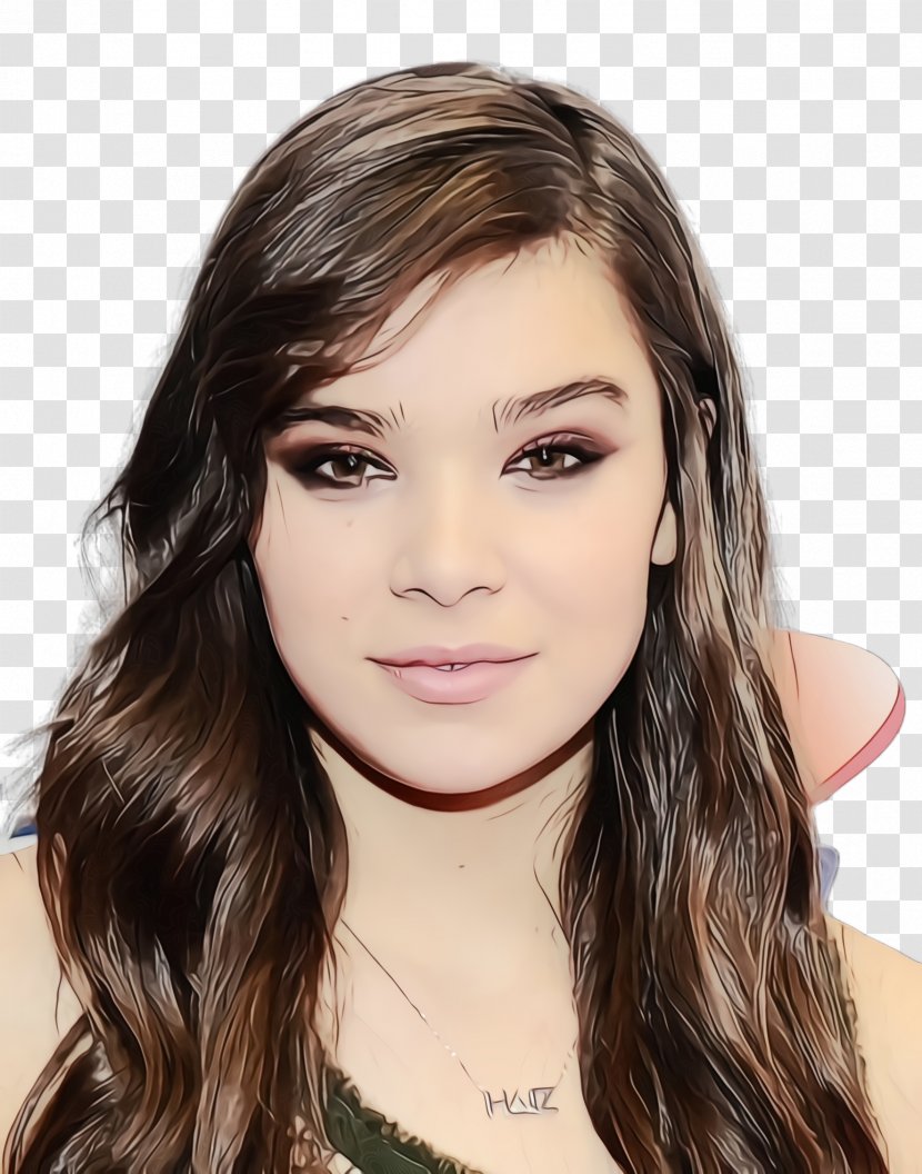 Hailee Steinfeld Jingle Ball Actor New York Mattie - Layered Hair - Bangs Lace Wig Transparent PNG