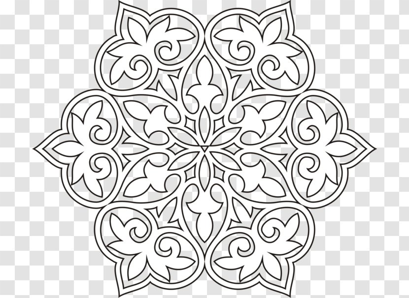 Ornament Stencil Drawing Motif Pattern - Mandala - Design Transparent PNG