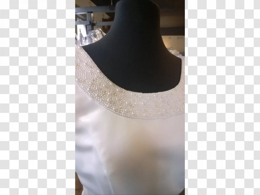 The Mannequin Neck Beige - Silk Dress Transparent PNG