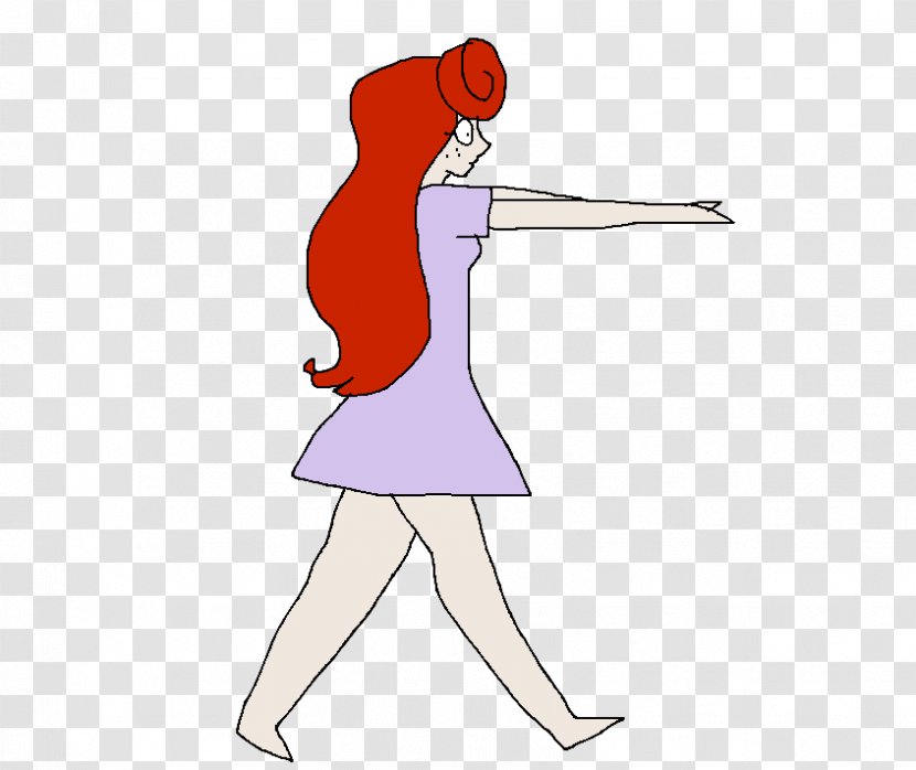 Woman Cartoon - Dress - Standing Transparent PNG