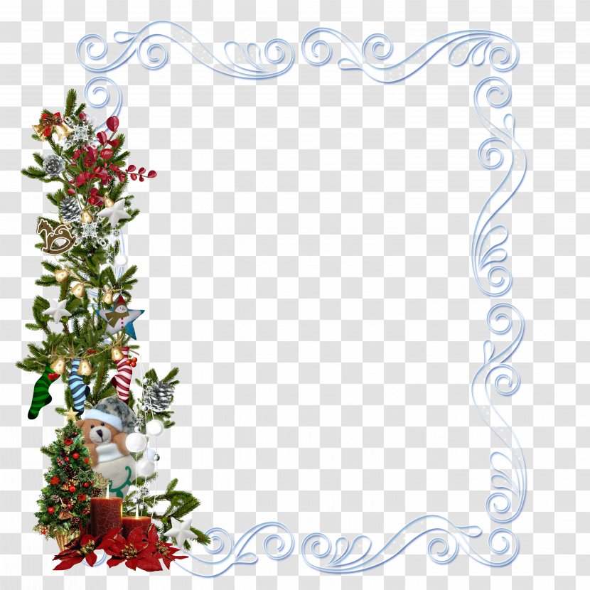 Christmas Tree Guirlande De Noël Garland - Decoration Transparent PNG
