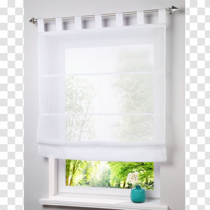 Roman Shade Window Blinds & Shades Curtain Voile - Rectangle Transparent PNG