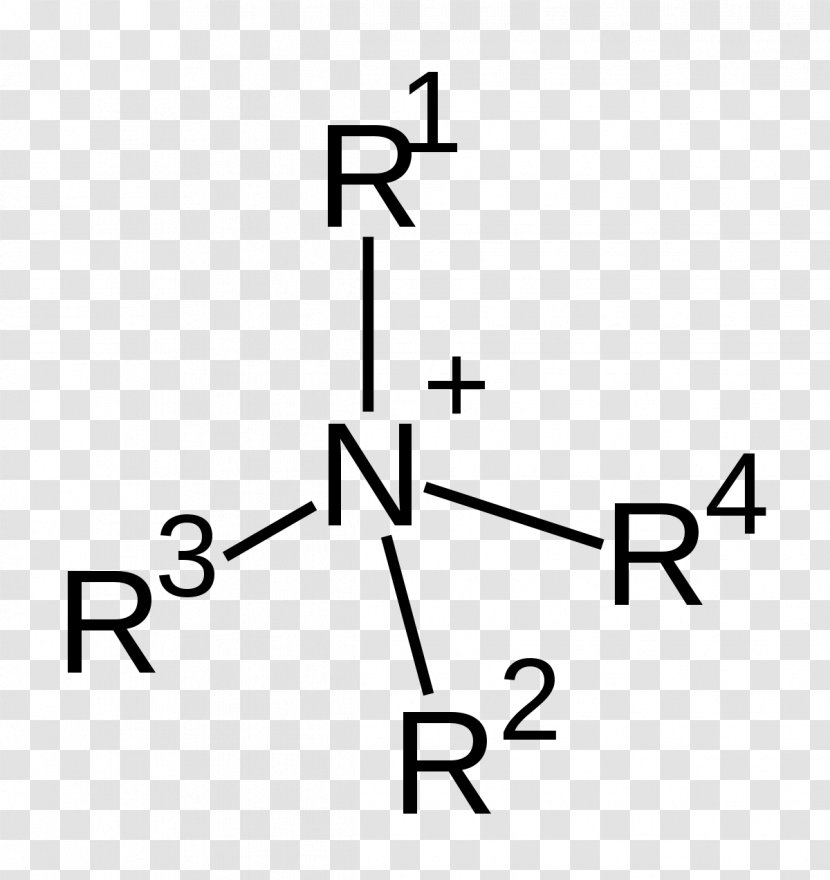 Quaternary Ammonium Cation Compound Chloride Salt - Area Transparent PNG